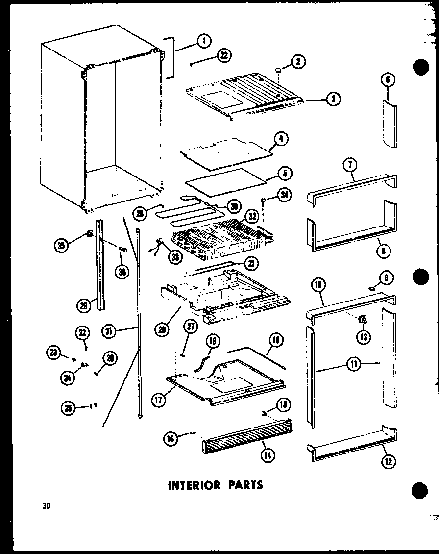 INTERIOR PARTS (TR20B-C/P73500-17WC) (TR20B-A/P73500-17WA) (TR20B-G/P73500-17WG) (TR20B/P73500-17W) (TR20B-L/P73500-17WL) (TC20C-C/P73500-21WC) (TC20C-A/P73500-21WA) (TC20C-G/P73500-21WG) (TC20C/P73500-21W) (TC20C-L/P73500-21WL)