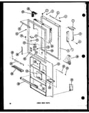 Lower door parts (td23c-c/p73500-18wc) (td23c/p73500-18w) (td23c-a/p73500-18wa) (td23c-l/p73500-18wl) (td23c-g/p73500-18wg)