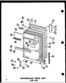 Refrigerator door assy (esrc316b-l/p73500-1wl) (esrc316b/p73500-1w) (esrc316b-g/p73500-1wg) (esrc316b-c/p73500-1wc) (esrc316b-a/p73500-1wa)