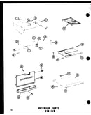 Interior parts (esrc316b-l/p73500-1wl) (esrc316b/p73500-1w) (esrc316b-g/p73500-1wg) (esrc316b-c/p73500-1wc) (esrc316b-a/p73500-1wa)