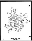 Freezer door assy (esrfc316b-g/p73500-2wg) (esrfc316b-a/p73500-2wa) (esrfc316b-c/p73500-2wc) (esrfc316b-l/p73500-2wl) (esrfc316b/p73500-2w)