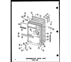 Amana ESRFC316B-C-P73500-2WC refrigerator door assy (esrfc316b-g/p73500-2wg) (esrfc316b-a/p73500-2wa) (esrfc316b-c/p73500-2wc) (esrfc316b-l/p73500-2wl) (esrfc316b/p73500-2w) diagram