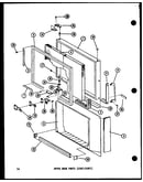 Upper door parts (esrf/esrfc) (esrfc514c-l/p73953-1wl) (esrfc514c/p73953-1w) (esrfc514c-g/p73953-1wg) (esrfc514c-c/p73953-1wc) (esrfc514c-a/p73953-1wa) (esrfc516c-g/p73953-2wg) (esrfc516c-a/p73953-2wa) (esrfc516c-c/p73953-2wc) (esrfc516c-l/p73953-2wl) (es