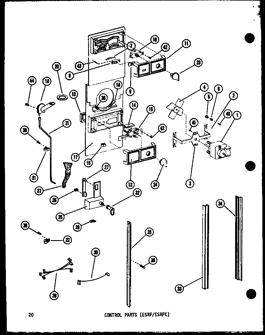 CONTROL PARTS (ESRF/ESRFC) (ESRFC514C-L/P73953-1WL) (ESRFC514C/P73953-1W) (ESRFC514C-G/P73953-1WG) (ESRFC514C-C/P73953-1WC) (ESRFC514C-A/P73953-1WA) (ESRFC516C-G/P73953-2WG) (ESRFC516C-A/P73953-2WA) (ESRFC516C-C/P73953-2WC) (ESRFC516C-L/P73953-2WL) (ESRFC