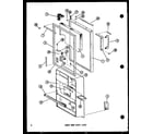 Amana ESRFC516D-P73953-12W lower door parts (esr) (esr16d/p73953-15w) (esr14d/p73953-16w) (esr12d/p73953-17w) (esr512d/p73953-18w) diagram