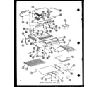 Amana TM14D-P73953-21W freezer-refrigerator parts (esr) (esr16d/p73953-15w) (esr14d/p73953-16w) (esr12d/p73953-17w) (esr512d/p73953-18w) diagram
