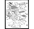 Amana TM14D-P73953-21W freezer-refrigerator parts (tm/esrfc) (esrfc514d/p73953-11w) (esrfc516d/p73953-12w) (esrfc16d/p73953-13w) (esrfc14d/p73953-14w) (tm14d/p73953-21w) (tm16d/p73953-22w) diagram