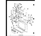 Amana ETR18D-P73500-24W upper door parts (ts18d/p73500-22w) (tr18d/p73500-23w) (etr18d/p73500-24w) (tc18d/p73500-25w) (tci18d/p73500-27w) (tm18d/p73500-30w) (tri18d/p73500-28w) diagram