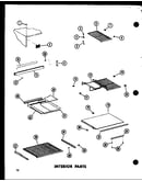Interior parts (ts18d/p73500-22w) (tr18d/p73500-23w) (etr18d/p73500-24w) (tc18d/p73500-25w) (tci18d/p73500-27w) (tm18d/p73500-30w) (tri18d/p73500-28w)