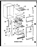 Interior parts (ts18d/p73500-22w) (tr18d/p73500-23w) (etr18d/p73500-24w) (tc18d/p73500-25w) (tci18d/p73500-27w) (tm18d/p73500-30w) (tri18d/p73500-28w)