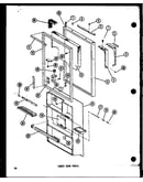Lower door parts (tc20d/p73500-29w) (tm20d/p73500-31w)