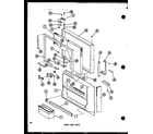 Amana TCI18D-P73500-27W upper door parts (td23d/p73500-26w) diagram