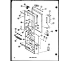 Amana TR18D-P73500-23W lower door parts (td23d/p73500-26w) diagram