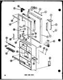 Lower door parts (td23d/p73500-26w)
