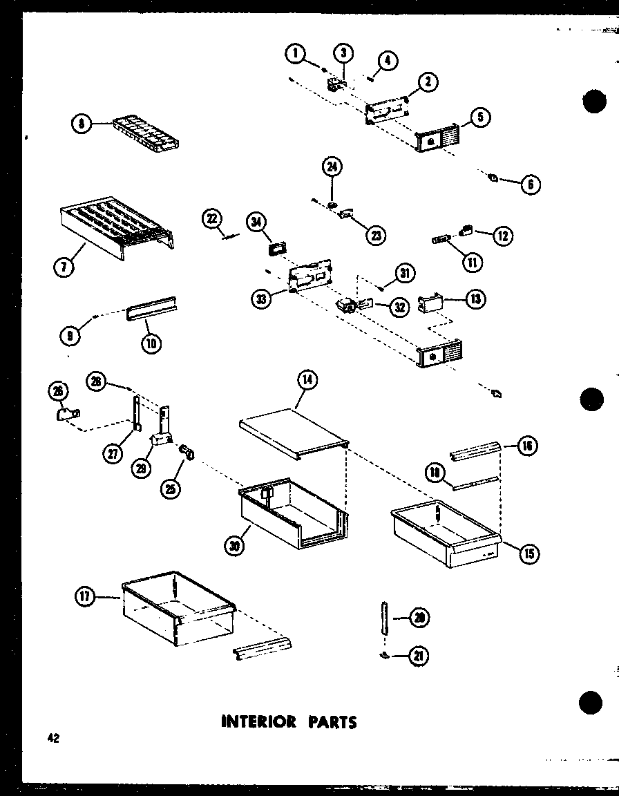 Interior parts (td23d/p73500-26w)