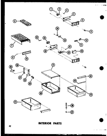 Interior parts (td23d/p73500-26w)