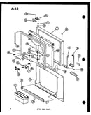 Upper door parts (tm18f-c/p75288-3wc) (tm18f-a/p75288-3wa) (tm18f-g/p75288-3wg) (tm18f/p75288-3w) (tm18f-l/p75288-3wl) (tr18f-c/p75288-13wc) (tr18f/p75288-13w) (tr18f-a/p75288-13wa) (tr18f-l/p75288-13wl) (tr18f-g/p75288-13wg) (tc18f-c/p75288-5wc) (tc18f/p