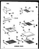 Interior parts (tm18f-c/p75288-3wc) (tm18f-a/p75288-3wa) (tm18f-g/p75288-3wg) (tm18f/p75288-3w) (tm18f-l/p75288-3wl) (tr18f-c/p75288-13wc) (tr18f/p75288-13w) (tr18f-a/p75288-13wa) (tr18f-l/p75288-13wl) (tr18f-g/p75288-13wg) (tc18f-c/p75288-5wc) (tc18f/p75
