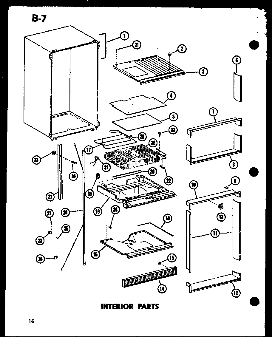 INTERIOR PARTS (TM18F-C/P75288-3WC) (TM18F-A/P75288-3WA) (TM18F-G/P75288-3WG) (TM18F/P75288-3W) (TM18F-L/P75288-3WL) (TR18F-C/P75288-13WC) (TR18F/P75288-13W) (TR18F-A/P75288-13WA) (TR18F-L/P75288-13WL) (TR18F-G/P75288-13WG) (TC18F-C/P75288-5WC) (TC18F/P75