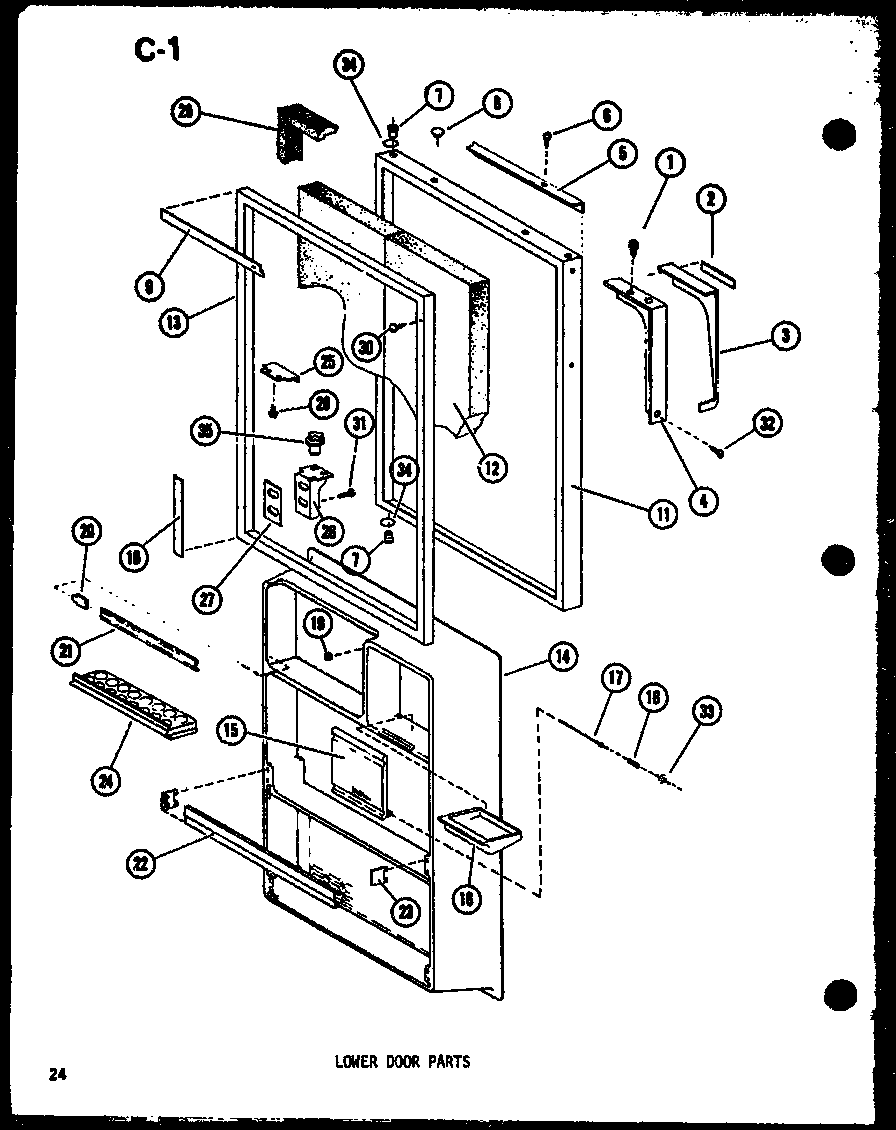 LOWER DOOR PARTS (TR20F-L/P75288-14WL) (TR20F/P75288-14W) (TR20F-G/P75288-14WG) (TR20F-C/P75288-14WC) (TR20F-A/P75288-14WA) (TM20F-G/P75288-4WG) (TM20F-A/P75288-4WA) (TM20F-C/P75288-4WC) (TM20F-L/P75288-4WL) (TM20F/P75288-4W) (TC20F-C/P75288-8WC) (TC20F/P