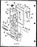 Lower door parts (tr20f-l/p75288-14wl) (tr20f/p75288-14w) (tr20f-g/p75288-14wg) (tr20f-c/p75288-14wc) (tr20f-a/p75288-14wa) (tm20f-g/p75288-4wg) (tm20f-a/p75288-4wa) (tm20f-c/p75288-4wc) (tm20f-l/p75288-4wl) (tm20f/p75288-4w) (tc20f-c/p75288-8wc) (tc20f/p