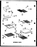 Interior parts (tr20f-l/p75288-14wl) (tr20f/p75288-14w) (tr20f-g/p75288-14wg) (tr20f-c/p75288-14wc) (tr20f-a/p75288-14wa) (tm20f-g/p75288-4wg) (tm20f-a/p75288-4wa) (tm20f-c/p75288-4wc) (tm20f-l/p75288-4wl) (tm20f/p75288-4w) (tc20f-c/p75288-8wc) (tc20f/p75