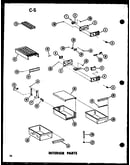 Interior parts (tr20f-l/p75288-14wl) (tr20f/p75288-14w) (tr20f-g/p75288-14wg) (tr20f-c/p75288-14wc) (tr20f-a/p75288-14wa) (tm20f-g/p75288-4wg) (tm20f-a/p75288-4wa) (tm20f-c/p75288-4wc) (tm20f-l/p75288-4wl) (tm20f/p75288-4w) (tc20f-c/p75288-8wc) (tc20f/p75