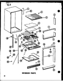 Interior parts (tr20f-l/p75288-14wl) (tr20f/p75288-14w) (tr20f-g/p75288-14wg) (tr20f-c/p75288-14wc) (tr20f-a/p75288-14wa) (tm20f-g/p75288-4wg) (tm20f-a/p75288-4wa) (tm20f-c/p75288-4wc) (tm20f-l/p75288-4wl) (tm20f/p75288-4w) (tc20f-c/p75288-8wc) (tc20f/p75