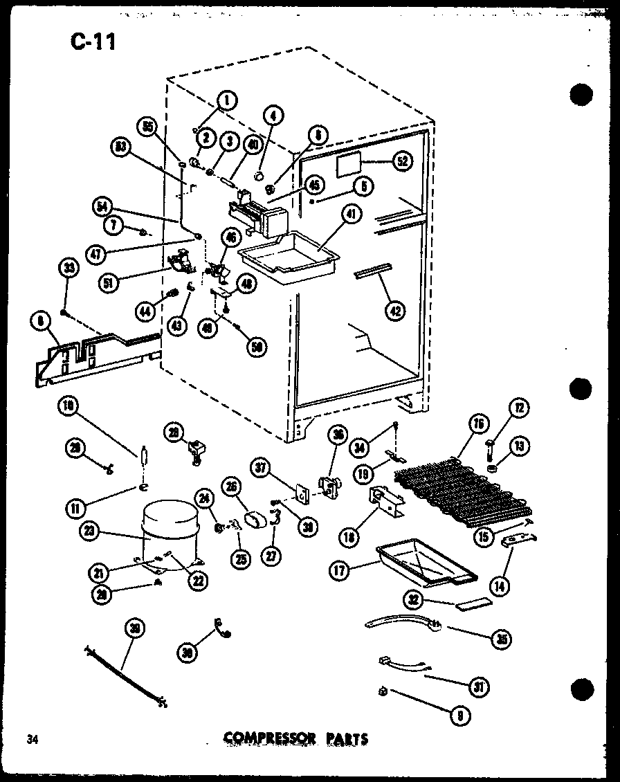 Compressor parts (tr20f-l/p75288-14wl) (tr20f/p75288-14w) (tr20f-g/p75288-14wg) (tr20f-c/p75288-14wc) (tr20f-a/p75288-14wa) (tm20f-g/p75288-4wg) (tm20f-a/p75288-4wa) (tm20f-c/p75288-4wc) (tm20f-l/p75288-4wl) (tm20f/p75288-4w) (tc20f-c/p75288-8wc) (tc20f/p