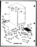 Compressor parts (td23f-c/p75288-6wc) (td23f/p75288-6w) (td23f-a/p75288-6wa) (td23f-l/p75288-6wl) (td23f-g/p75288-6wg)