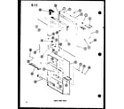 Amana TLI20F-P75288-16W lower door parts diagram