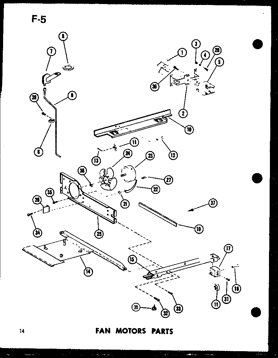 Fan motors parts