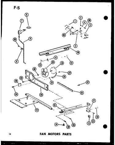 Fan motors parts