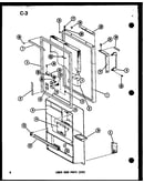 Lower door parts (esr) (esr16e-c/p73953-27wc) (esr16e-a/p73953-27wa) (esr16e-l/p73953-27wl) (esr16e-g/p73953-27wg) (esr14e-c/p73953-28wc) (esr14e-a/p73953-28wa) (esr14e-l/p73953-28wl) (esr14e-g/p73953-28wg) (esr12e-c/p73953-29wc) (esr12e-a/p73953-29wa) (e