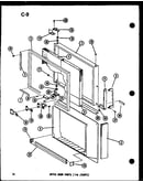 Upper door parts (tm /esrfc) (esrfc-14f-l/p75658-3wl) (esrfc-14f-a/p75658-3wa) (esrfc-14f-g/p75658-3wg) (esrfc-14f-c/p75658-3wc) (esrfc-16f-c/p75658-5wc) (esrfc-16f/p75658-5w) (esrfc-16f-a/p75658-5wa) (esrfc-16f-l/p75658-5wl) (esrfc-16f-g/p75658-5wg) (tm1