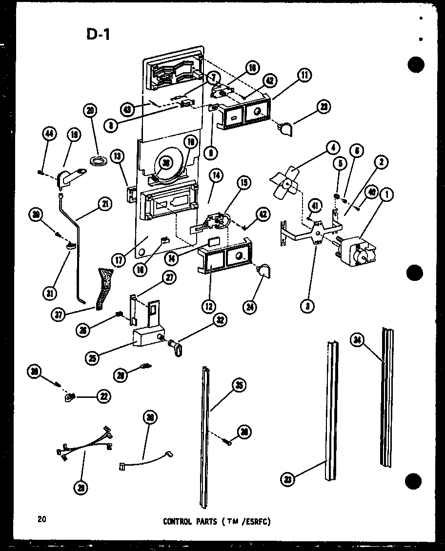 CONTROL PARTS (TM /ESRFC) (ESRFC-14F-L/P75658-3WL) (ESRFC-14F-A/P75658-3WA) (ESRFC-14F-G/P75658-3WG) (ESRFC-14F-C/P75658-3WC) (ESRFC-16F-C/P75658-5WC) (ESRFC-16F/P75658-5W) (ESRFC-16F-A/P75658-5WA) (ESRFC-16F-L/P75658-5WL) (ESRFC-16F-G/P75658-5WG) (TM14F-