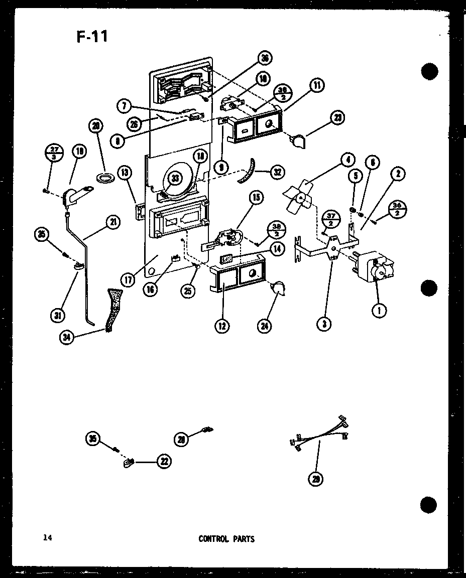 Control parts (tm14g-1-c/p75658-13wc) (tm14g-1/p75658-13w) (tm14g-1-l/p75658-13wl) (tm14g-1-a/p75658-13wa) (tm14g-1-g/p75658-13wg) (tm16f-1/p75658-12w) (tm16f-1-g/p75658-12wg) (tm16f-1-a/p75658-12wa) (tm16f-1-c/p75658-12wc) (tm16f-1-l/p75658-12wl)