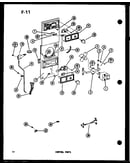 Control parts (tm14g-1-c/p75658-13wc) (tm14g-1/p75658-13w) (tm14g-1-l/p75658-13wl) (tm14g-1-a/p75658-13wa) (tm14g-1-g/p75658-13wg) (tm16f-1/p75658-12w) (tm16f-1-g/p75658-12wg) (tm16f-1-a/p75658-12wa) (tm16f-1-c/p75658-12wc) (tm16f-1-l/p75658-12wl)