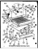 Refrigerator freezer functional parts (tm16g/p75535-7w) (tr16g/p75535-8w)
