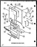 Refrigerator door parts (tr20g/p75535-16w) (tm20g/p75535-17w)