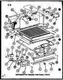 Refrigerator freezer functional parts (tc20g/p75535-15w) (tr20g/p75535-16w) (tm20g/p75535-17w) (tc20c/p76512-11w)