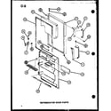 Amana TR18G-P76512-4W refrigerator door parts (tm18spg/p76512-1w) (tm18spg/p76512-2w) (tm18g/p76512-3w) (tr18g/p76512-4w) diagram