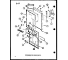 Amana TR18G-P76512-4W refrigerator door parts (tc18g/p76512-5w) diagram