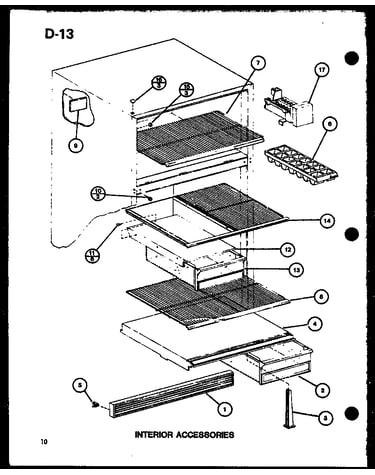 Interior accessories (tm18spg/p76512-1w) (tm18spg/p76512-2w) (tm18g/p76512-3w)