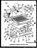 Refrigerator freezer functional parts (tm18spg/p76512-1w) (tm18spg/p76512-2w) (tm18g/p76512-3w) (tr18g/p76512-4w) (tc18g/p76512-5w)