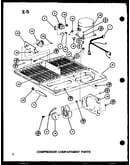 Compressor compartment parts (tm18spg/p76512-1w) (tm18spg/p76512-2w) (tm18g/p76512-3w) (tr18g/p76512-4w) (tc18g/p76512-5w)