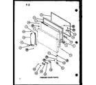 Amana TL18G-P76512-24W freezer door parts (tl18g/p76512-6w) (tli18g/p76512-7w) (tl18g/p76512-24w) (tli18g/p76512-25w) diagram