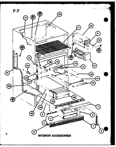 Interior accessories (tl18g/p76512-6w) (tli18g/p76512-7w) (tl18g/p76512-24w) (tli18g/p76512-25w)