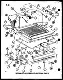 Refrigerator freezer functional parts (tl18g/p76512-6w) (tli18g/p76512-7w) (tl18g/p76512-24w) (tli18g/p76512-25w)