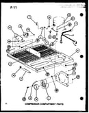 Compressor compartment parts (tl18g/p76512-6w) (tli18g/p76512-7w) (tl18g/p76512-24w) (tli18g/p76512-25w)